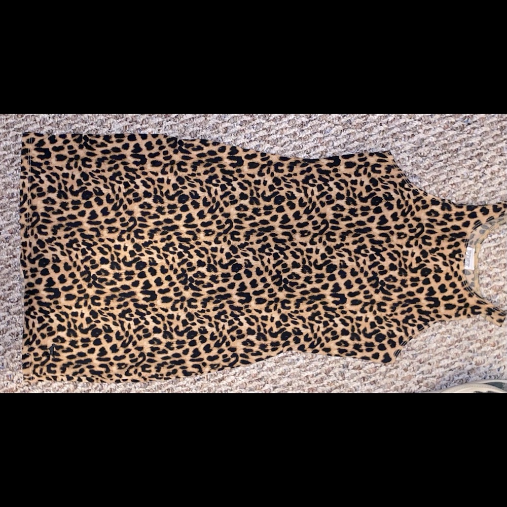 Cheetah Racerback Body-con Dress